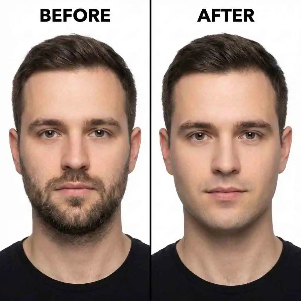 Use our professional ai beard remover to create compliant ID photos and visa applications with a clean-shaven look that maintains your natural facial structure, ensuring your photo is accepted without the need for a reshoot.