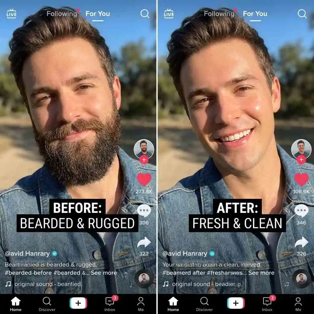 Experiment with your digital identity using the ai beard remover to see how you look without facial hair for social media avatars, providing a risk-free way to try a new style before shaving in real life.