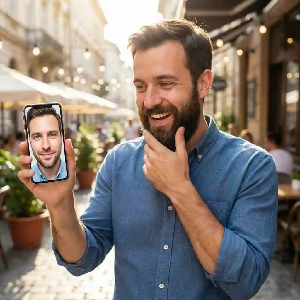 Get ready to reveal a fresh new look instantly when you remove beard from photo online free using our AI tool, perfect for anyone wanting to see themselves without facial hair in seconds.