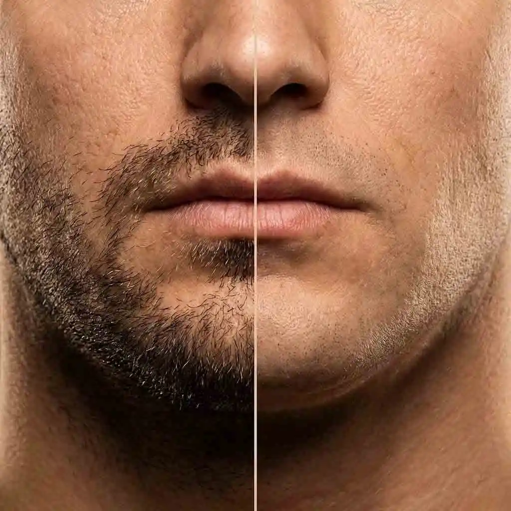 Achieve professional high-quality results instantly as you remove beard from photo online free using our efficient tool, offering a superior free trial experience that delivers authentic transformations in just one minute worth waiting for.