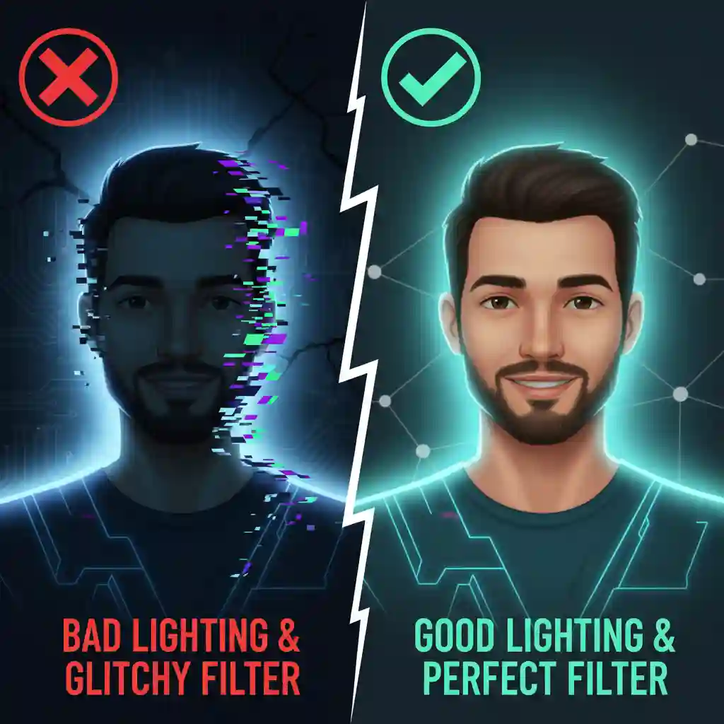 Hashtag and sound strategy reinforcing how to do the beardless filter effectively, pairing trending audio and tags like #nobeardchallenge to increase reach, retention, and the probability of going viral.