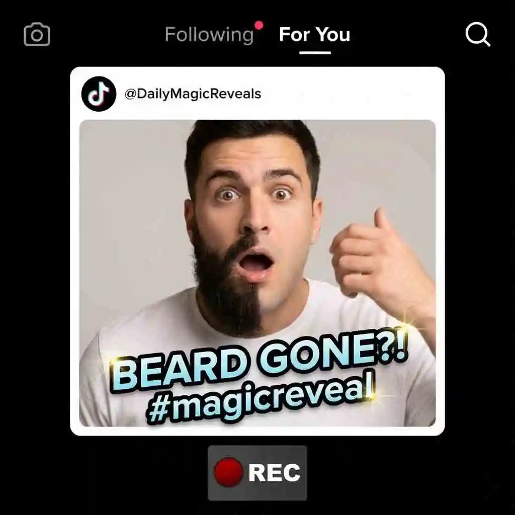 Practical filming tips for how to use beardless filter, including lighting, framing, and reveal techniques that maximize the realism of the clean shave effect and boost viral performance.