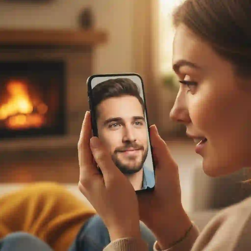 Partner feedback after trying the no beard filter, showing surprise, laughter, and positive compliments that reduce fear of change and encourage men to consider a clean-shaven appearance.