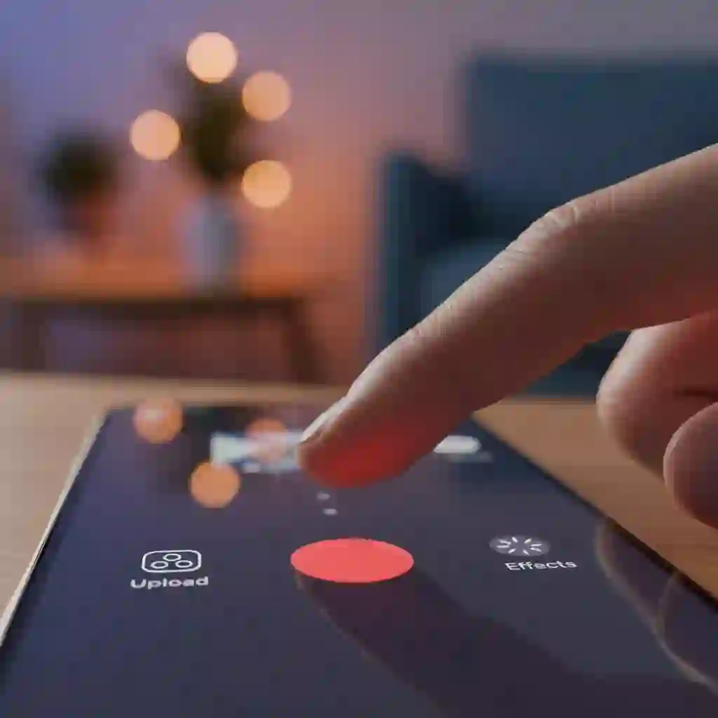 TikTok Effects Library screen while searching for the no beard filter, showing where users start to find and apply the clean shave effect before recording their transformation with trending sounds.