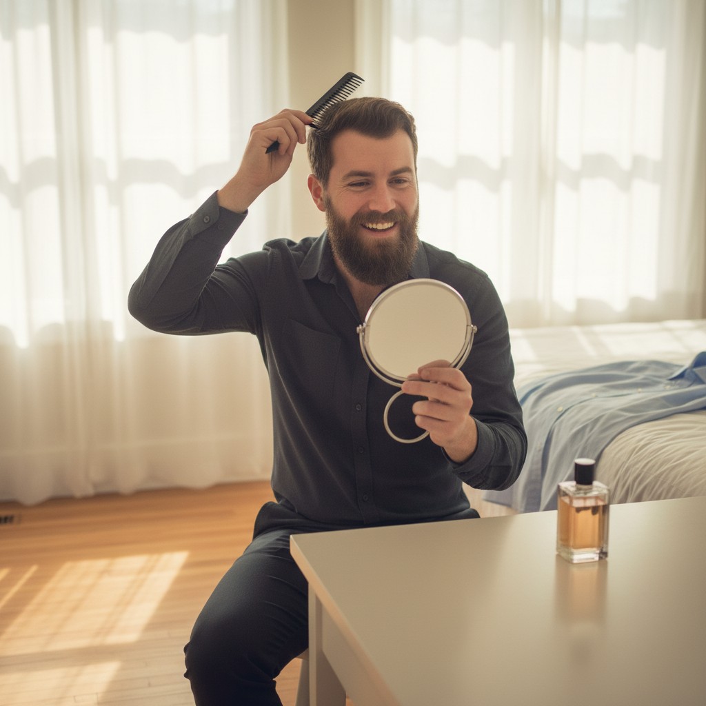 Example of the beardless filter in action